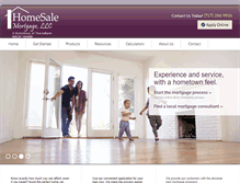 Tablet Screenshot of homesalemortgage.com